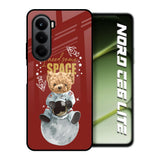 Astronaut Bear OnePlus Nord CE6 lite Glass Back Cover Online