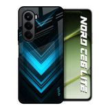 Vertical Blue Arrow OnePlus Nord CE6 lite Glass Back Cover Online
