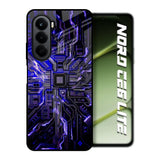 Techno Color Pattern OnePlus Nord CE6 lite Glass Back Cover Online
