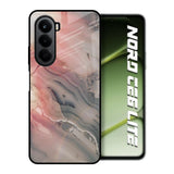 Pink And Grey Marble OnePlus Nord CE6 lite Glass Back Cover Online