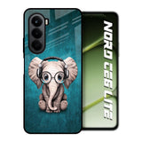 Adorable Baby Elephant OnePlus Nord CE6 lite Glass Back Cover Online