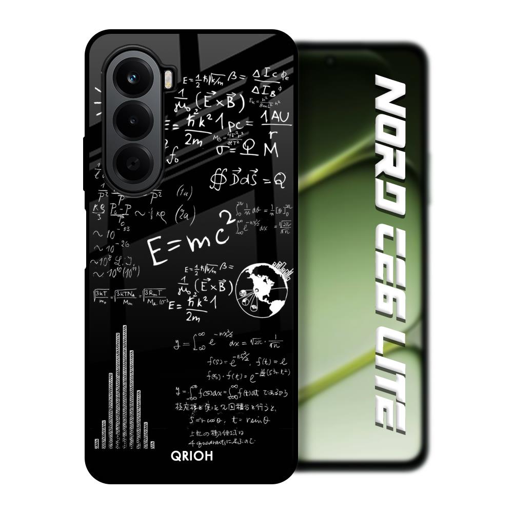 Funny Math OnePlus Nord CE6 lite Glass Back Cover Online