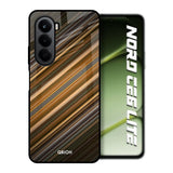 Diagonal Slash Pattern OnePlus Nord CE6 lite Glass Back Cover Online