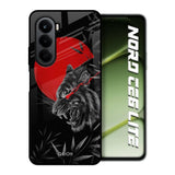 Red Moon Tiger OnePlus Nord CE6 lite Glass Back Cover Online