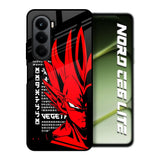 Red Vegeta OnePlus Nord CE6 lite Glass Back Cover Online