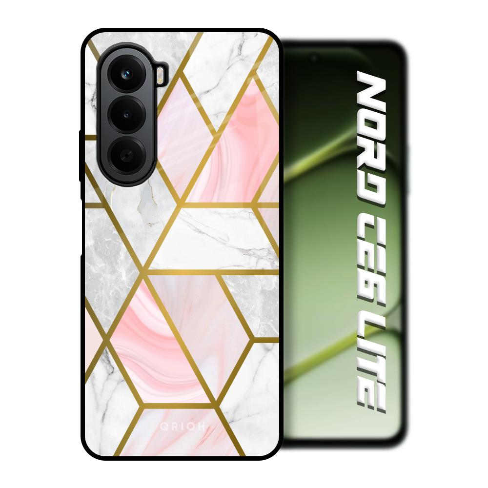 Geometrical Marble OnePlus Nord CE6 lite Glass Back Cover Online