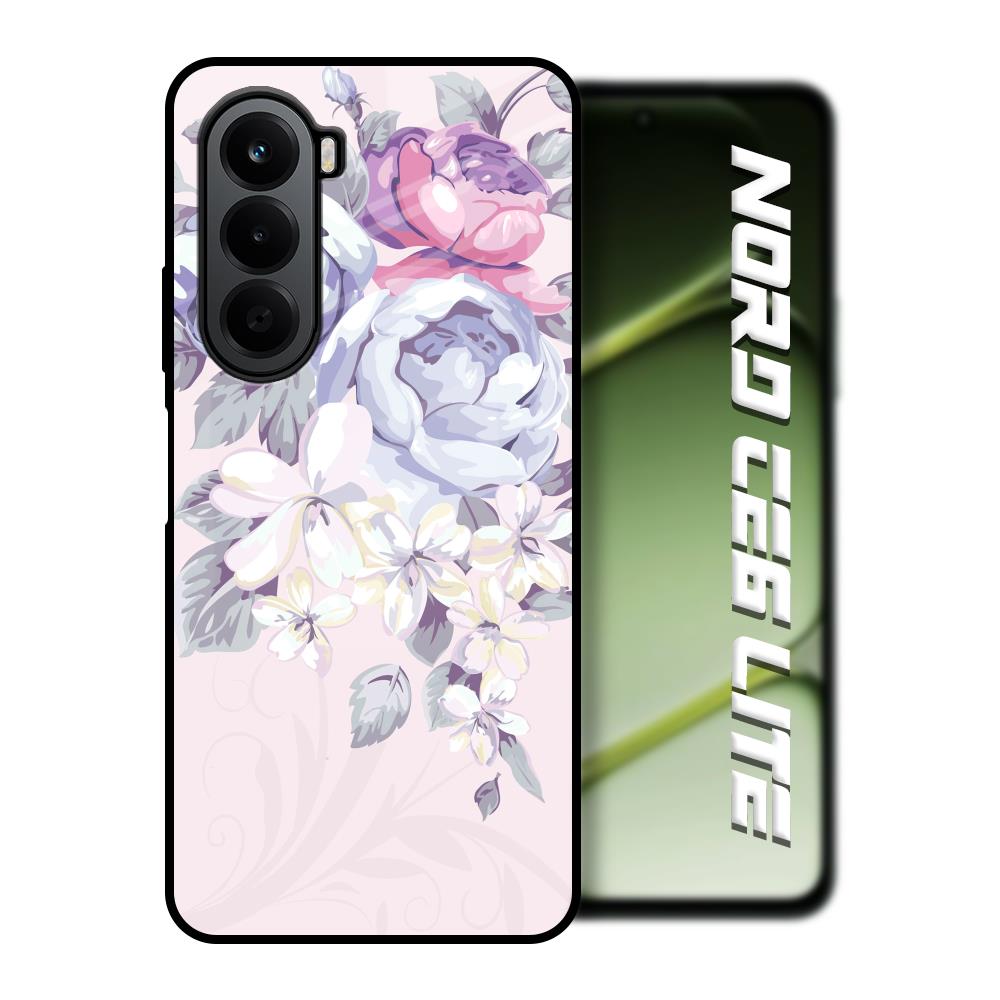 Elegant Floral OnePlus Nord CE6 lite Glass Back Cover Online