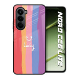 Lucky Abstract OnePlus Nord CE6 lite Glass Back Cover Online