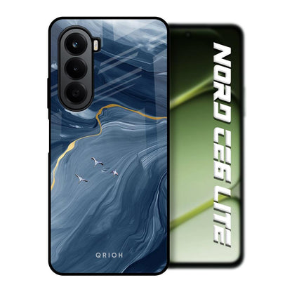 Deep Ocean Marble OnePlus Nord CE6 lite Glass Back Cover Online