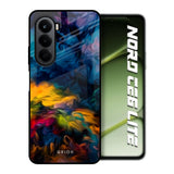 Multicolor Oil Painting OnePlus Nord CE6 lite Glass Back Cover Online