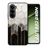 Tricolor Pattern OnePlus Nord CE6 lite Glass Back Cover Online