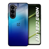 Blue Rhombus Pattern OnePlus Nord CE6 lite Glass Back Cover Online