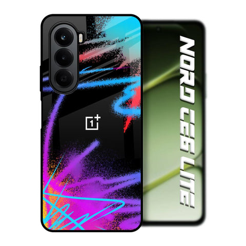 Brushy Color OnePlus Nord CE6 lite Glass Back Cover Online
