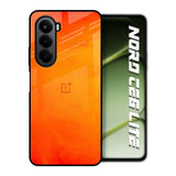 Tangy Orange OnePlus Nord CE6 lite Glass Back Cover Online