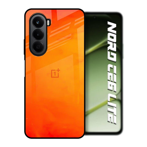Tangy Orange OnePlus Nord CE6 lite Glass Back Cover Online