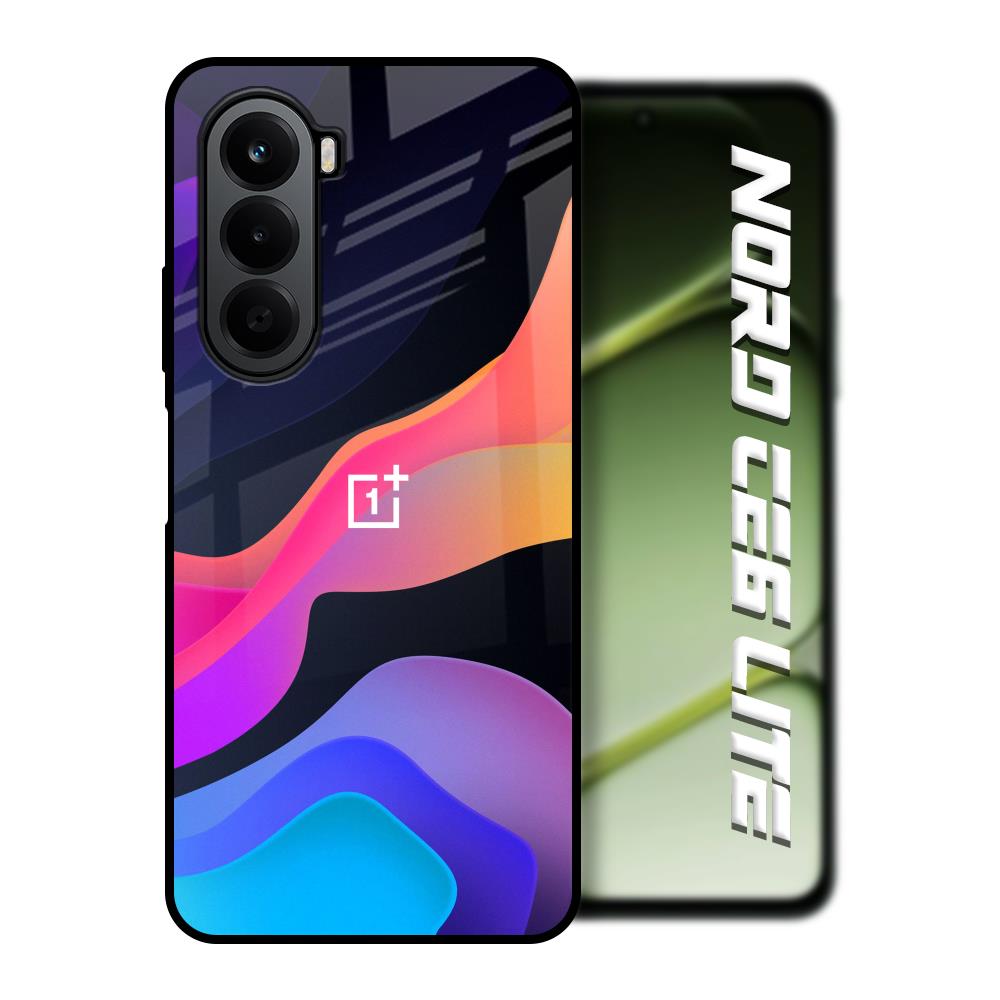 Colorful Fluid OnePlus Nord CE6 lite Glass Back Cover Online