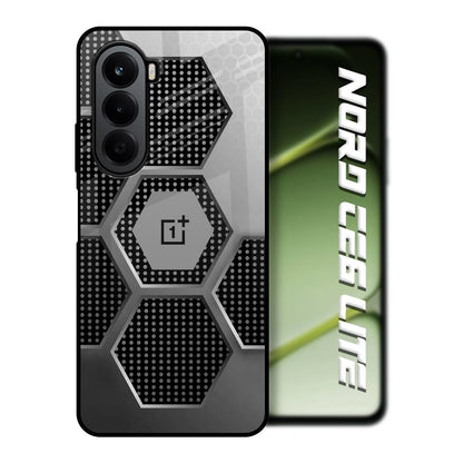 Hexagon Style OnePlus Nord CE6 lite Glass Back Cover Online