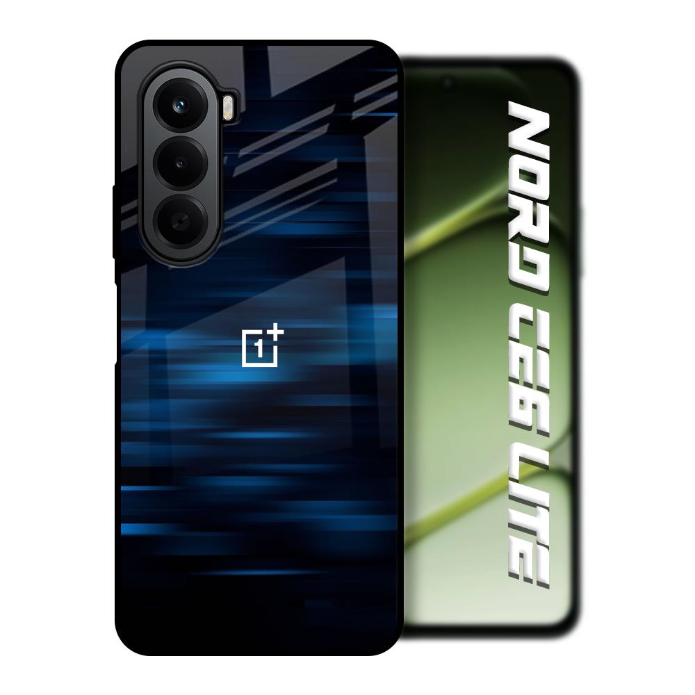 Blue Rough Abstract OnePlus Nord CE6 lite Glass Back Cover Online