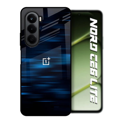 Blue Rough Abstract OnePlus Nord CE6 lite Glass Back Cover Online