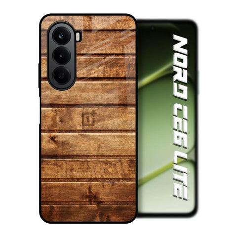 Wooden Planks OnePlus Nord CE6 lite Glass Back Cover Online