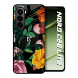 Flowers & Butterfly OnePlus Nord CE6 lite Glass Back Cover Online
