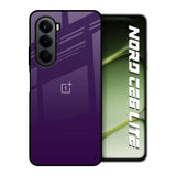 Dark Purple OnePlus Nord CE6 lite Glass Back Cover Online