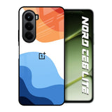 Wavy Color Pattern OnePlus Nord CE6 lite Glass Back Cover Online