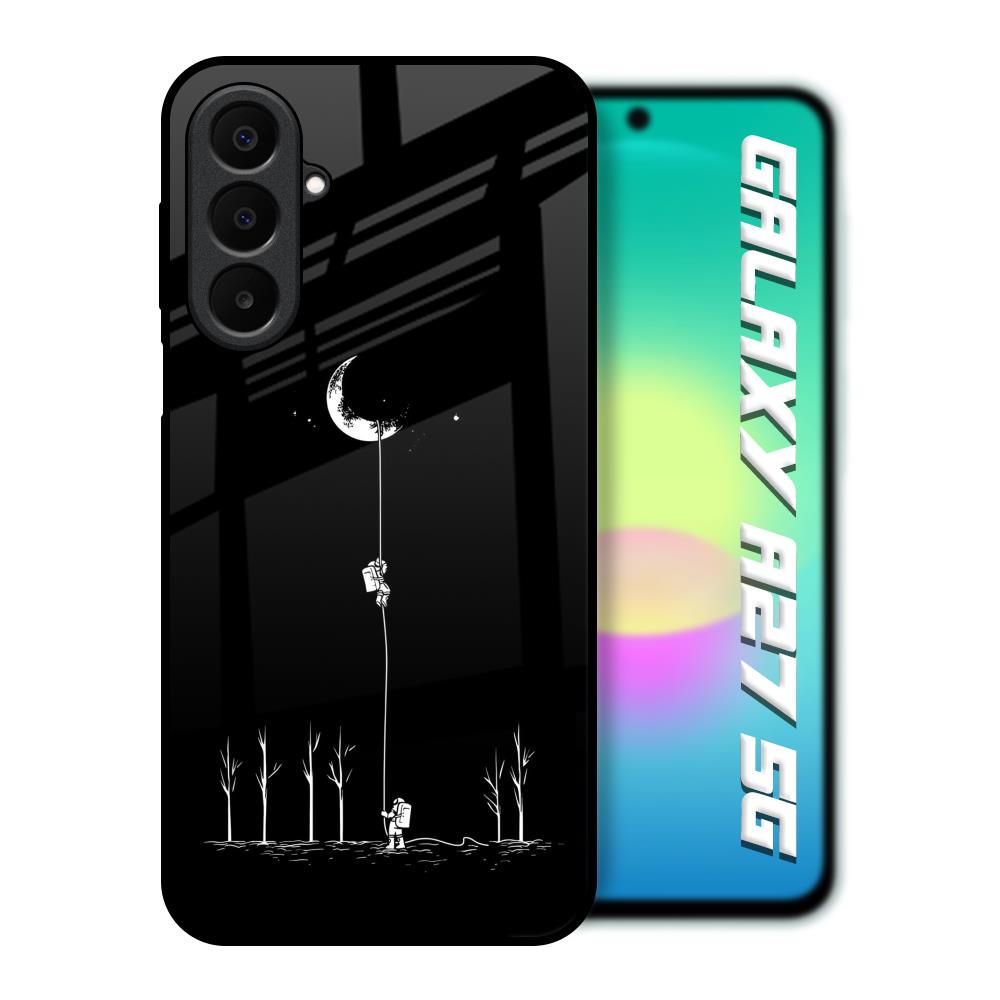 Catch the Moon Samsung Galaxy A27 5G Glass Back Cover Online
