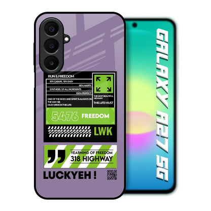 Run & Freedom Samsung Galaxy A27 5G Glass Back Cover Online