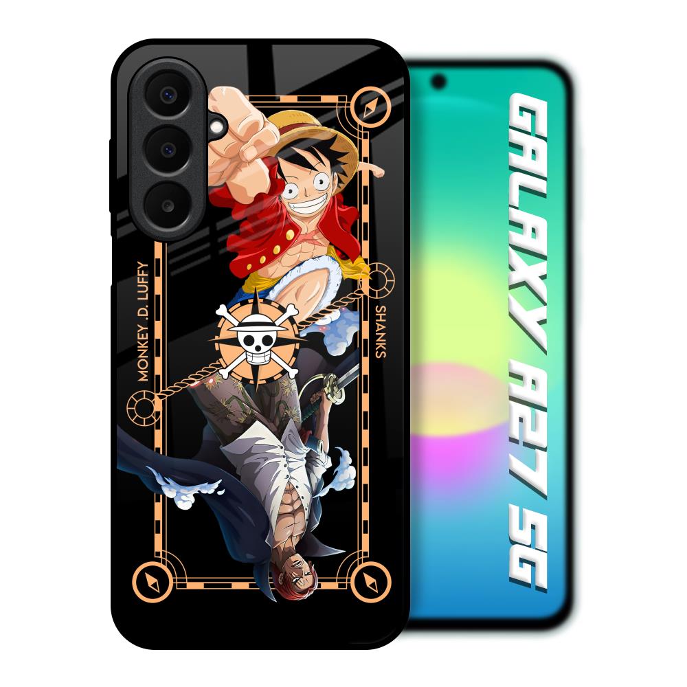 Shanks & Luffy Samsung Galaxy A27 5G Glass Back Cover Online