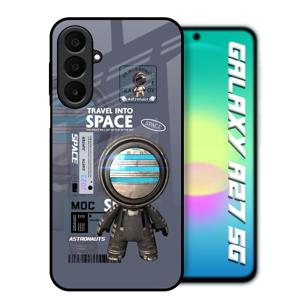 Space Travel Samsung Galaxy A27 5G Glass Back Cover Online