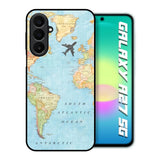 Travel Map Samsung Galaxy A27 5G Glass Back Cover Online