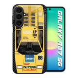 Yellow Racing Car Samsung Galaxy A27 5G Glass Back Cover Online