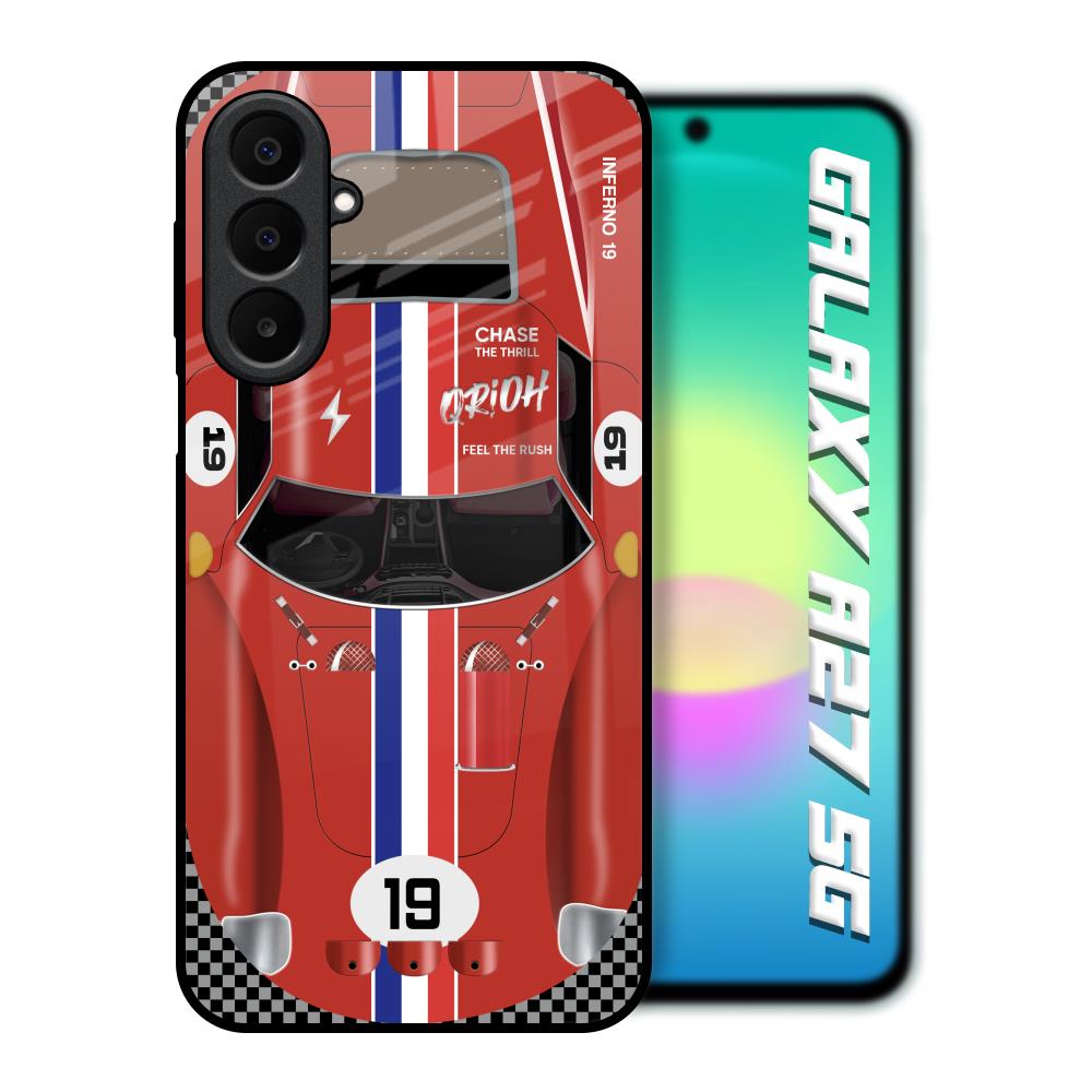 Racing Vintage Samsung Galaxy A27 5G Glass Back Cover Online
