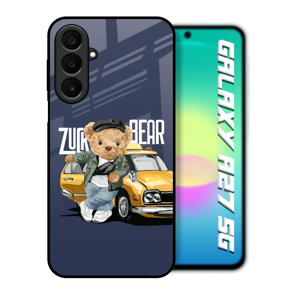 Adventurous Bear Samsung Galaxy A27 5G Glass Back Cover Online
