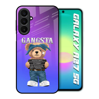 Gangsta Bear Samsung Galaxy A27 5G Glass Back Cover Online