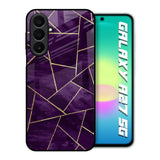 Geometric Purple Samsung Galaxy A27 5G Glass Back Cover Online