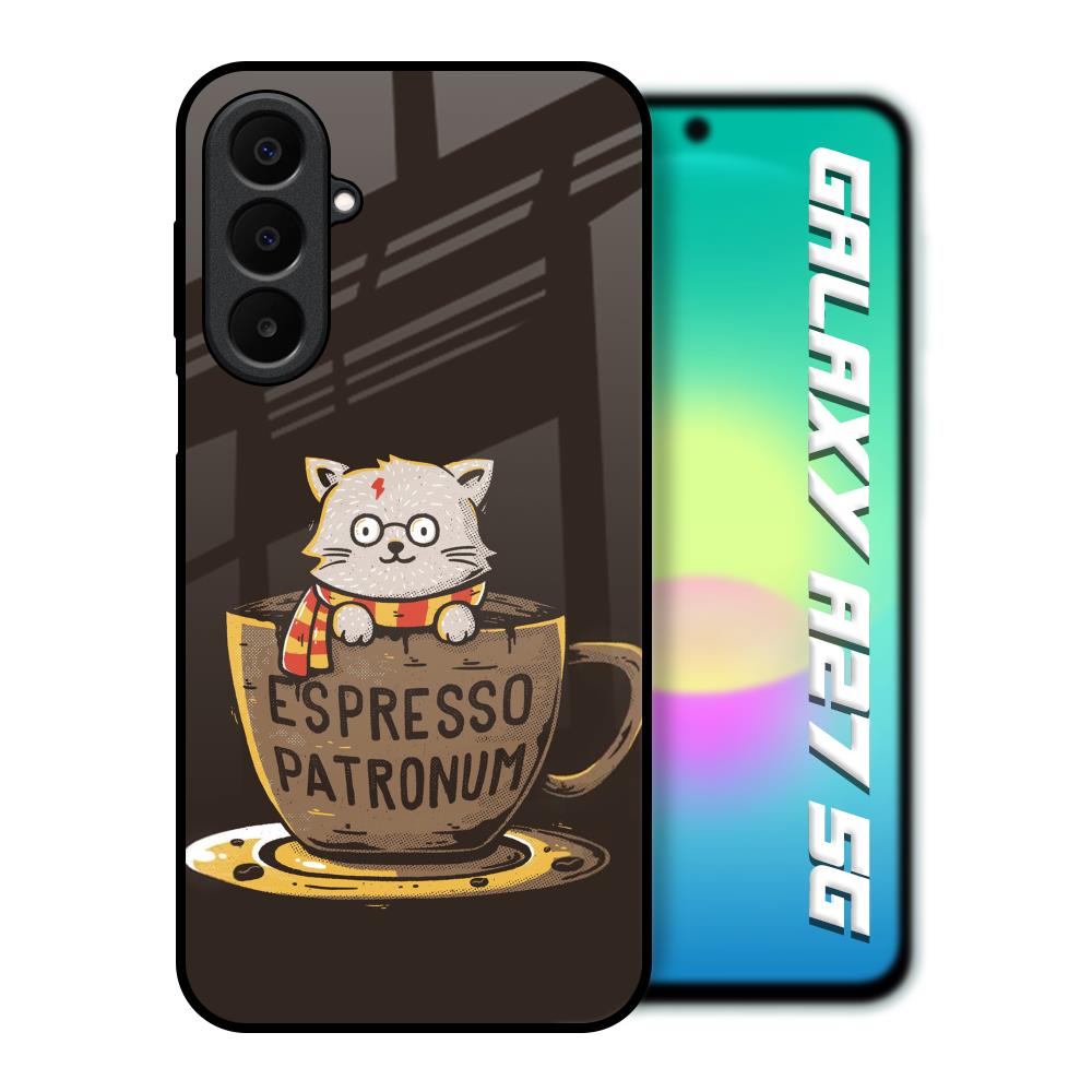 Tea With Kitty Samsung Galaxy A27 5G Glass Back Cover Online
