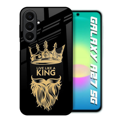 King Life Samsung Galaxy A27 5G Glass Back Cover Online