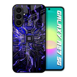 Techno Color Pattern Samsung Galaxy A27 5G Glass Back Cover Online