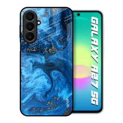 Gold Sprinkle Samsung Galaxy A27 5G Glass Back Cover Online