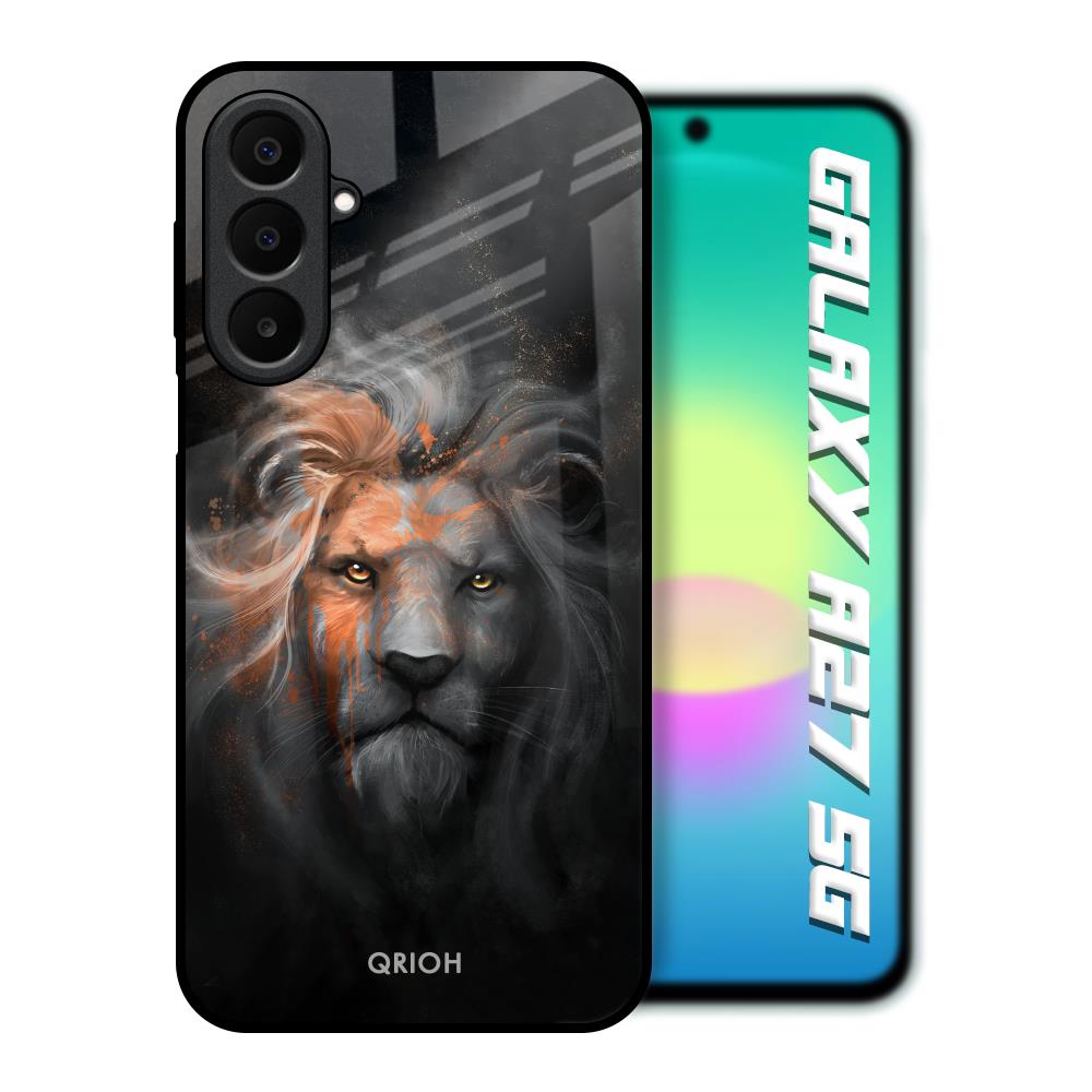 Devil Lion Samsung Galaxy A27 5G Glass Back Cover Online