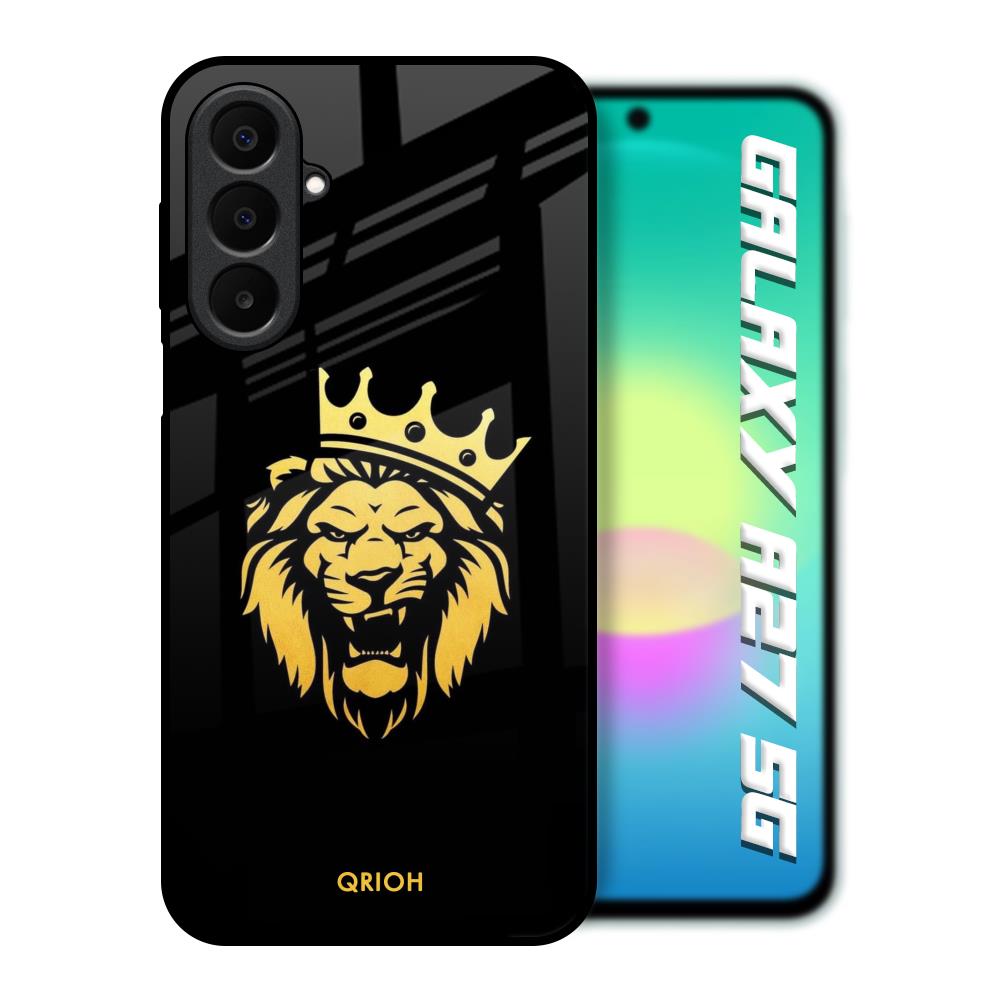 Lion The King Samsung Galaxy A27 5G Glass Back Cover Online