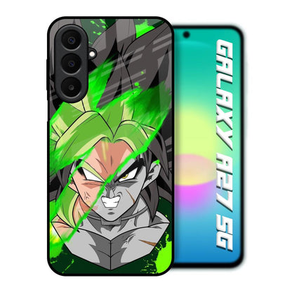Anime Green Splash Samsung Galaxy A27 5G Glass Back Cover Online