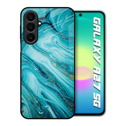 Ocean Marble Samsung Galaxy A27 5G Glass Back Cover Online
