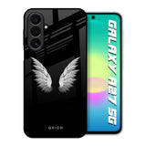 White Angel Wings Samsung Galaxy A27 5G Glass Back Cover Online