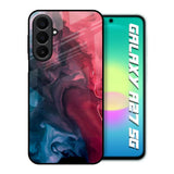 Blue & Red Smoke Samsung Galaxy A27 5G Glass Back Cover Online