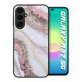 Pink & Gold Gllitter Marble Samsung Galaxy A27 5G Glass Back Cover Online