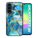 Turquoise Geometrical Marble Samsung Galaxy A27 5G Glass Back Cover Online