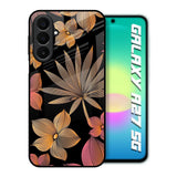 Lines Pattern Flowers Samsung Galaxy A27 5G Glass Back Cover Online